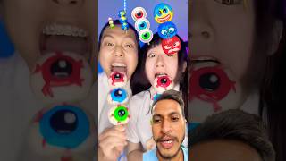 Giant Dango Emoji Challenge ASMR😋 reactionvideo reactionshorts asmr mukbang funny [upl. by Carol]