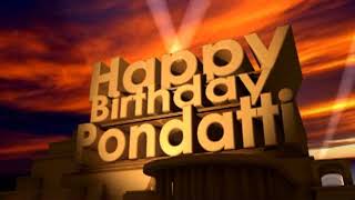 Happy Birthday Pondatti [upl. by Alathia721]