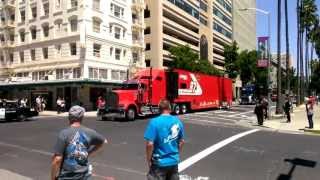 NASCAR Hauler Parade  Sacramento 2013 [upl. by Deering685]