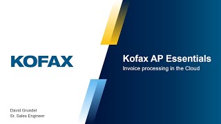 Tungsten Automation Kofax ReadSoft AP Essentials Introduction Demo [upl. by Nerha]