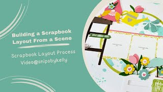 Scrapbook Layout Design Idea Building Your Page Around a Scene [upl. by Arun]