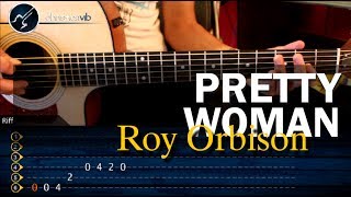 Cómo tocar quotPretty Womanquot de Roy Orbison en guitarra Acústica HD Tutorial  Christianvib [upl. by Ahsikel]