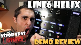 LINE6 HELIX DEMO REVIEW en Español [upl. by Nonnairb]