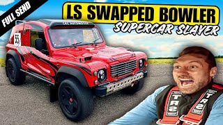 INSANE LS V8 SWAPPED BOWLER WILDCAT  SPINNING ALL 4 WHEELS [upl. by Drusilla]