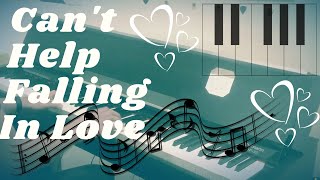 Cant Help Falling In Love Elvis Presley  Piano Cover on Thomas DP33 [upl. by Kall]