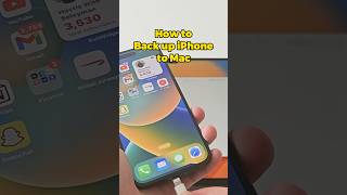 How to Backup iPhone 📱 to Mac 💻 [upl. by Atteuqram760]