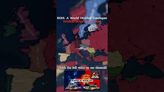 HOI4 A World Divided Timelapse NATO vs WARSAW PACT 1960  shorts hoi4 [upl. by Haerb]