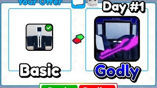 BASIC ➜ GODLY in Toilet Tower Defense DAY 1 [upl. by Ddot]