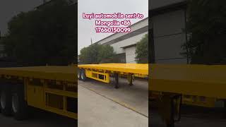 automobile dumptrailer semitrailer Luyi automobile 3axle container coal trailer longtrailer [upl. by Lahcsap]