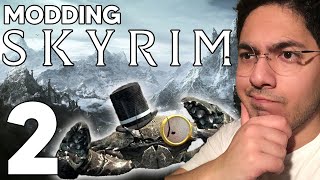 Turning Skyrim into Dark Souls  Modding Skyrim  DAY 2 [upl. by Yelrahs]