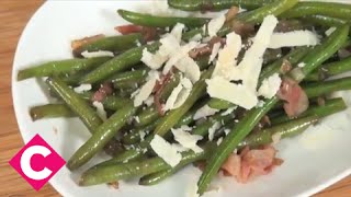 Balsamic green beans and pancetta [upl. by Leohcin]