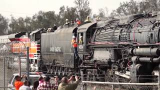 Union Pacific Big Boy 4014 Enters Colton CA January 2014 [upl. by Eninahpets]