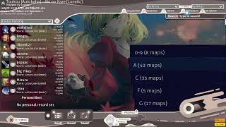 Playing osu with tablet for the first time [upl. by Ahsla]