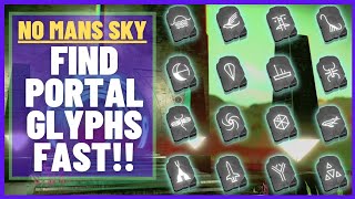 How to FIND PORTAL GLYPHS FAST  No Mans Sky Beginner Guide [upl. by Kissner306]