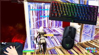 Razer BlackWidow v3 Mini HyperSpeed Fortnite Gameplay  Keyboard amp Mouse Sounds ASMR [upl. by Trometer]