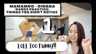 Retired Dancer Reacts to MAMAMOO  DINGGA DANCE PRACTICE THINGS YOU DIDNT NOTICE [upl. by Asenav]