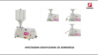 Máquina dosificadorainyectora para pequeñas producciones [upl. by Crawford]