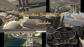 Flying above Singapore Citysimulator [upl. by Elatsyrc]