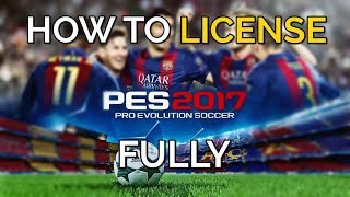 PES 2017 How to Install Official Team Names Kits Logos Leagues amp More [upl. by Gerome]