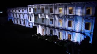 4K projection mapping aerial footage [upl. by Assirec635]