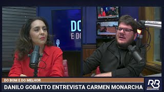 VIDA E CARREIRA  Danilo Gobatto entrevista Carmen Monarcha [upl. by Aryc960]