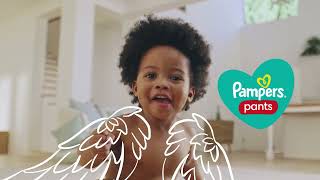 Nova Pampers Pants com Barreira Anticocô a prova de cocôbomba para Até Zero Vazamento [upl. by Gaskins]