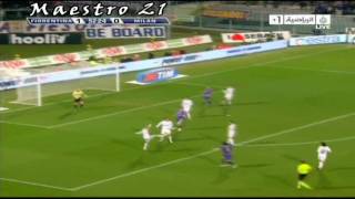 Highlights Fiorentina 12 AC Milan  2422010 [upl. by Axia12]