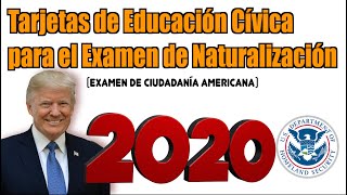 Preguntas de educación cívica del Examen de Naturalización  20202021 [upl. by Earized179]