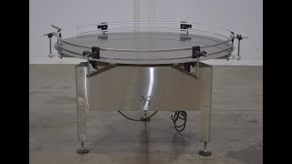 EPak 60quot Accumulation Turntable 304 Stainless Steel  Stock 73315006 [upl. by Ailsa]