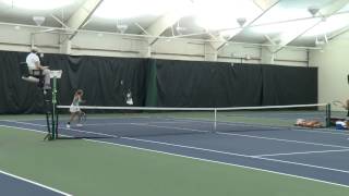 2015 MHSAA Division 1 Girls Tennis State Finals Highlights [upl. by Nichy]