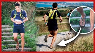 86km de trail en sandales  😳 Le TRAIL DE LA CÔTE DOPALE 2022 [upl. by Atiuqiram259]