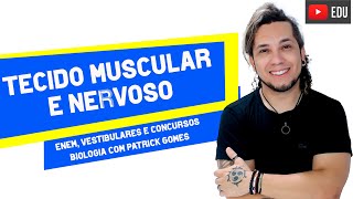 TECIDO MUSCULAR E NERVOSO  Curso Biologia Geral  ENEM VESTIBULARES E CONCURSOS AULA 14 [upl. by Buonomo]