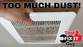 How to SUPER Clean Your Bathroom Exhaust Fan [upl. by Awhsoj716]