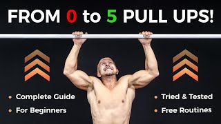 Pull Ups For Beginners  How To Get From 0 to 5 Pull Ups [upl. by Moyra227]