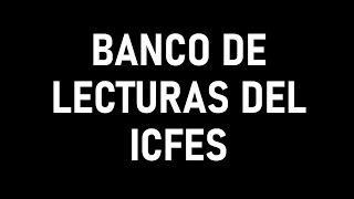 Banco de Lecturas del ICFES [upl. by Enelrahc304]