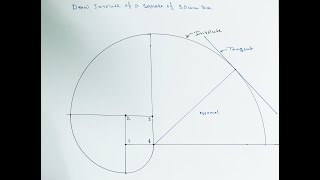 How to draw involute of a square [upl. by Paolina893]