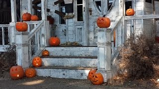 MAKE A HAUNTED HOUSE Halloween Facade Stairs amp Railings  DIY Halloween Props Pt5 [upl. by Hirsch]