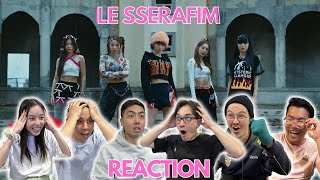 LE SSERAFIM 르세라핌 ANTIFRAGILE REACTION [upl. by Ashley]