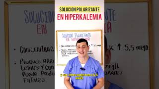 Solución polarizante en HIPERKALEMIA 💦💉 shorts  GESCONS [upl. by Reinal]