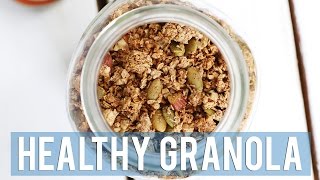 HEALTHY GRANOLA RECIPE  5 WAYS TO EAT IT [upl. by Schreiber]