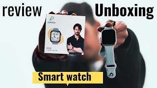 Pebble Track Fitness Tracker  pebble Smartwatch ₹2499  Unboxing amp review Hindi [upl. by Halyhs]