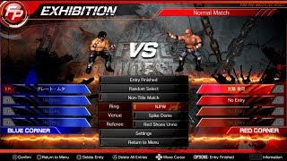 Fire Pro Wrestling World PS4  How to download CAWs [upl. by Naro]