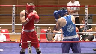 Finale des championnats romands de boxe Romy Scuillion vs Michaël Celeschi [upl. by Akedijn]