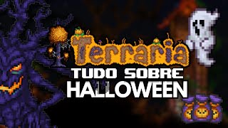 TUDO SOBRE O HALLOWEEN TERRARIA  2024  EVENTOS [upl. by Euqnimod]