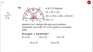 KPSS 2021  GY  Soru 60  Geometri [upl. by Murton]