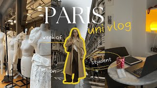 PARIS UNI VLOG  one week of a fashion student  Marangoni university [upl. by Gamber589]