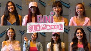 BINI answers Slambook Questions [upl. by Airamak985]