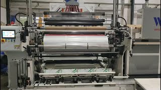 100 Recycle material 15m stretch film machine High speed Good price 5 layers Stretch film machine [upl. by Samanthia595]