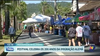 Festival em Blumenau celebra 200 anos da imigração alemã com programação especial [upl. by Bred]