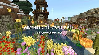 best aesthetic texture pack for minecraft pe 120 [upl. by Homovec132]